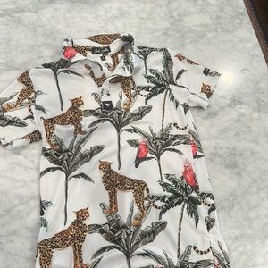 Boys bad Birdie gold shirt